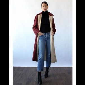 1970s Etienne Aigner Reversible Trench Coat Women’s size 16